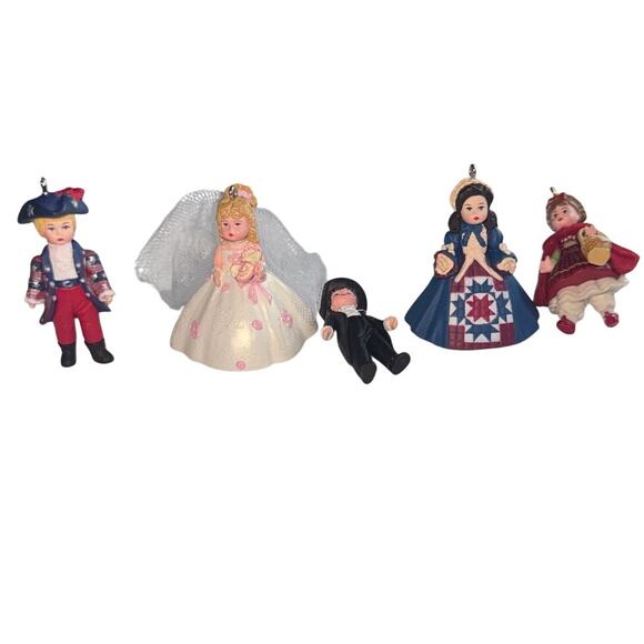 Hallmark Other - Lot Of 5 Madame Alexander Hallmark Miniature Ornaments 2004‎ 2005 2006